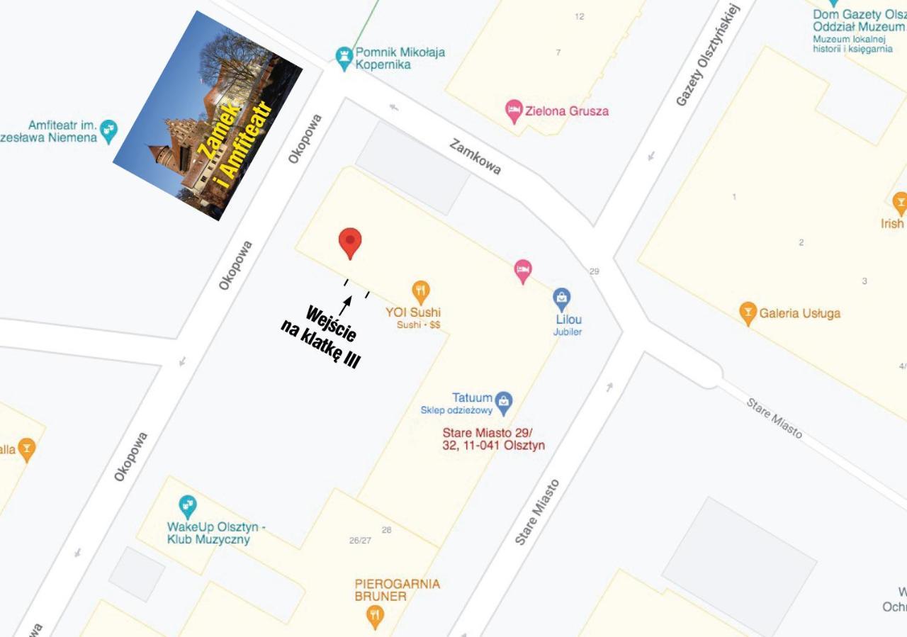 Amfiteatr Stare Miasto Olsztyn (Warmian-Masurian) Exterior foto